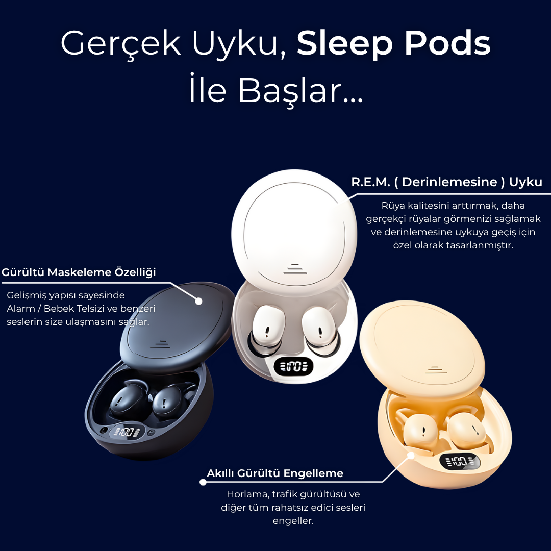 Sleep Pods™ | Gerçek Uyku Yarını Belirler